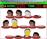 Screenshot of Pie Bill Gates Game